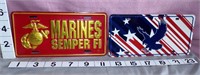 Marines & US Eagle License Plates
