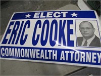 ERIC COOKE CAMPAIGN SIGN