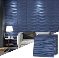 Art3d Navy Blue PVC 3D Wall Panel LRG