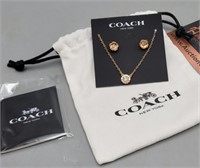 Coach-Necklace/Earrings in Bag