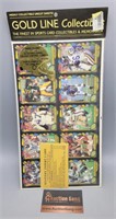 Gold Line Football Uncut Cards