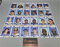 1987 M&M'S Baseball Cards Complete Set 24