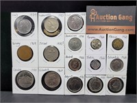 16 Foreign Coin Lot