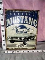 Classsic Mustang Tin Sign