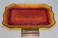 The Last Supper, Amber Colored Glass, Serving