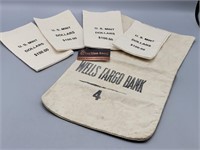 Canvas Bags- U.S. Mint & Wells Fargo Bank Bag