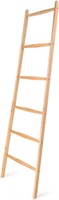 Navaris Bamboo Towel Ladder