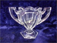 Pressed Glass Trophy Vase