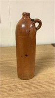 Vintage Stoneware Bottle Orange Salt Glazed