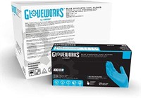 GLOVEWORKS Blue Synthetic Vinyl Gloves 1000pk