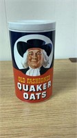 Ceramic Quaker Oats canister lid has hairline