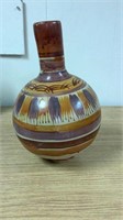 Vintage Mexican Hand Painted  Vase/Pottery water