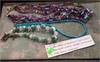 AMETHYST & TURQUOISE NECKLACES