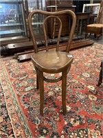 Small bent wood chair