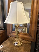 Brass base lamp