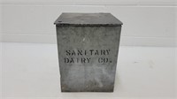 Sanitary Dairy galvanized box