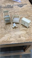 Doll House Crib, Play Pen, Changing Table