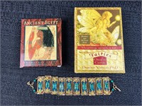 Ancient Egypt and Oracle Cards with Bracelet