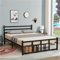 GreenForest Full Size Bed Frame with Headboard