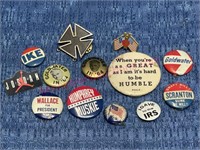 Lot of Political buttons (Ike-Goldwater-others)