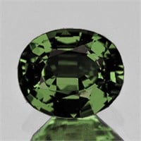Natural Green Sapphire 1.24 Cts {Flawless-VVS}