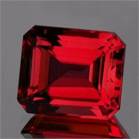 Natural Crimson Red Topaz 12x10 MM {Flawless-VVS1}
