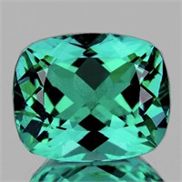 Natural Emerald  Bluish/Green Apatite 8.5 X 7 MM -