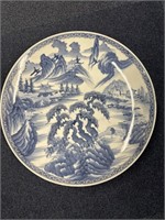 Antique Asian Blue and white charger
