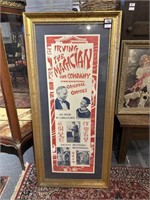 Irving, The Magician and Company framed poster