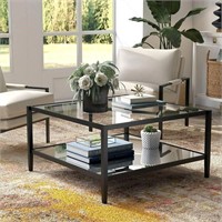 Henn&Hart 32" Wide Square Coffee Table