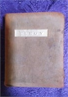 mini leather bound book Elegy