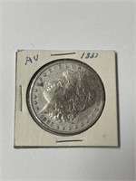 AU High Grade 1883 MORGAN Silver Dollar