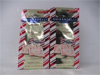 (2) Ghirardelli Peppermint Bark Chocolate Squares