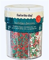 (2) Favorite Day Holiday Decors Sprinkles, 6 Types