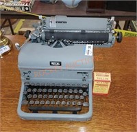 Vintage royal typewriter and nutype type cleaner