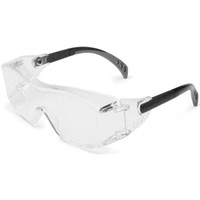 (2) Gateway Safety Cover2 Safety Glasses, Clear