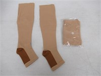 2-Pairs XXL Copper Infused Compression Stockings