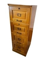 Oak Wood Filing Cabinet