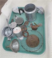 Vintage misc. Metal kitchen items