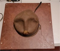 MILITARY HAT IN HOLDER