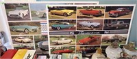 CORVETTE AND THUNDERBIRD POSTERS