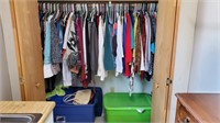 HANGING CLOTHES & CLOTHES IN TOTES