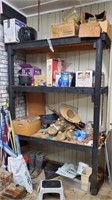 CONTENTS ONLY OF GARAGE SHELF -