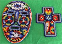 11 - HAND CRAFTED MASK & CROSS (M14)