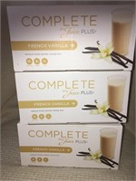 F4) 3 boxes meal replacement shakes. Best by