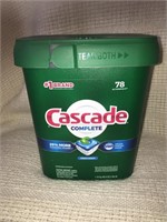 F4) NEW! Unopened container of dishwasher pods