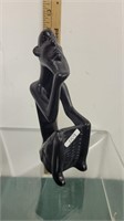 Hardwood Collectible Figurine African Makonde Womn