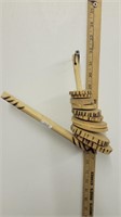 African style wooden Rakatak Wasamba rattle