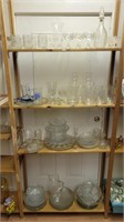 Cut Glass/Crystal Lot-Shelf Not Included