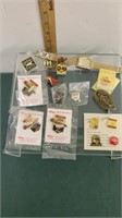 Vintage Lapel Pins and watch lot